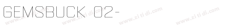 gemsbuck 02字体转换